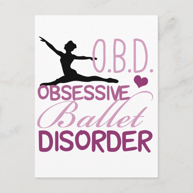 Hübsches Ballet Postkarte (Vorderseite)