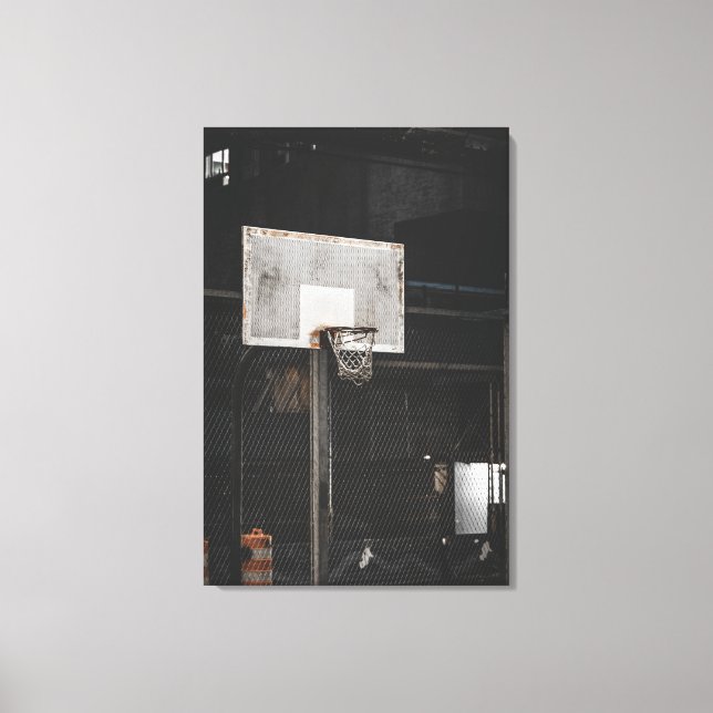 Hübsches Basketballdesign Leinwanddruck (Vorderseite)