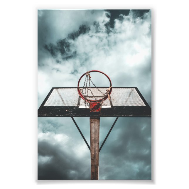 Hübsches Basketballgeschenk Fotodruck (Vorne)