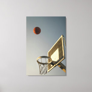 Hübsches Basketballgeschenk Leinwanddruck