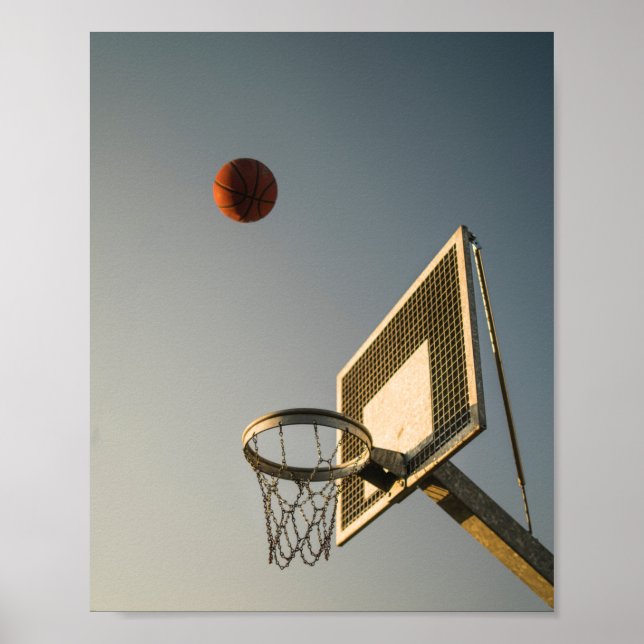 Hübsches Basketballgeschenk Poster (Vorne)
