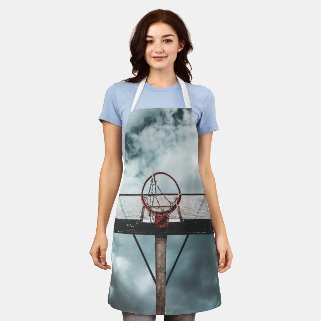 Hübsches Basketballgeschenk Schürze (Getragen)