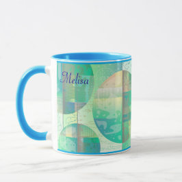 Hübsches Blau ist mein Lieblingsfarbenpräparat Tasse