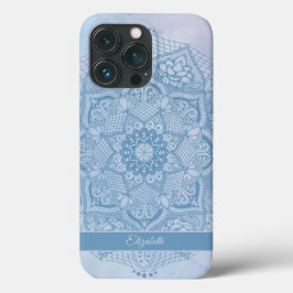 Hübsches Blaues Heiliges Lotus Blume Blossom Manda Case-Mate iPhone Hülle