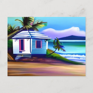 Hübsches blaues Wasser   Ocean Art Postkarte
