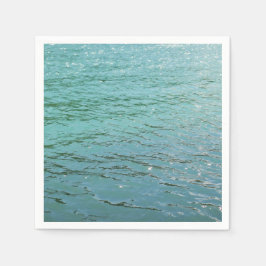 Hübsches blaues Wasserpapier Napkin Serviette