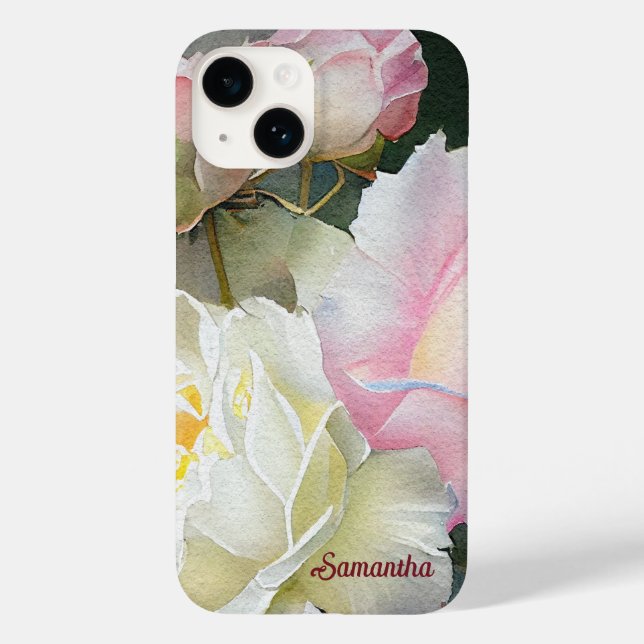 Hübsches Blumendesign Case-Mate iPhone 14 Hülle (Rückseite)