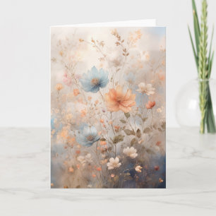 Hübsches Blumendesign Karte