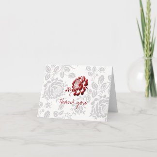 Hübsches Blumendesign Vielen Dank an die Karten