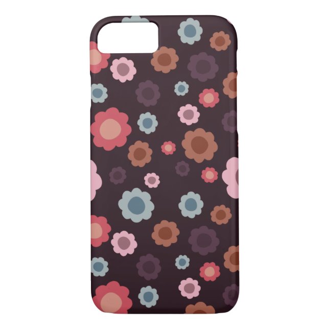 Hübsches Blumenmuster Case-Mate iPhone Fall Case-Mate iPhone Hülle (Rückseite)