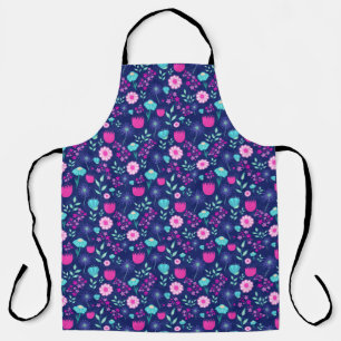 Hübsches Blumenmuster Hintergrund Schürze