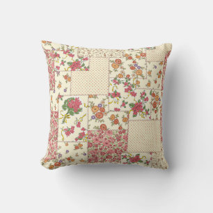 Hübsches Blumenmuster - Nahtloses Design Kissen