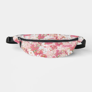 Hübsches Blumenmuster Pink Custom Girl Bauchtasche