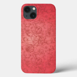 Hübsches Blumenmuster rosa Case-Mate iPhone Hülle