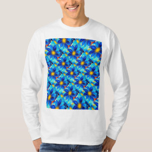 Hübsches Blumenmuster T-Shirt