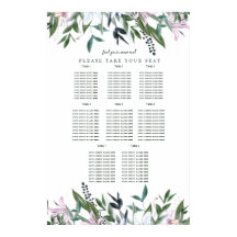 Hübsches Blumenwasser-Wildblumen-Poster
