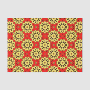 Hübsches Boho Chic Mosaic Geometric-Muster Seidenpapier