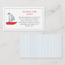 Hübsches Boot Baby Jungen Babyparty Buchanfrage
