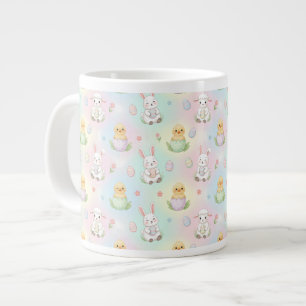 Hübsches Bunny Chick & Lamm Ostermuster Jumbo-Tasse