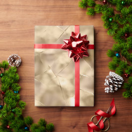Hübsches Champagner Gold Glam Geschenkpapier