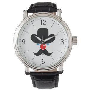 Hübsches Clowngesicht Armbanduhr