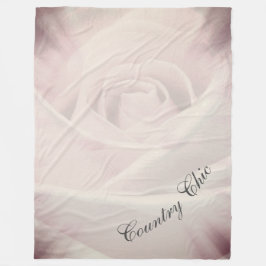 Hübsches Country Chic Design Fleecedecke