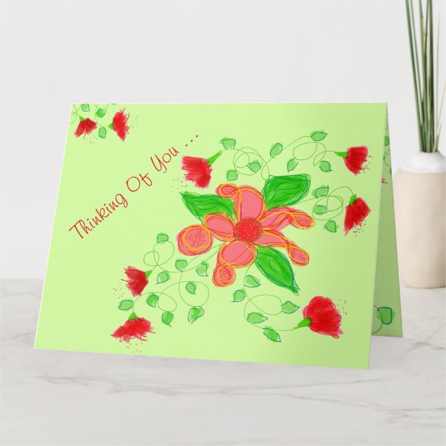 Hübsches Denken Karte (Vorderseite)