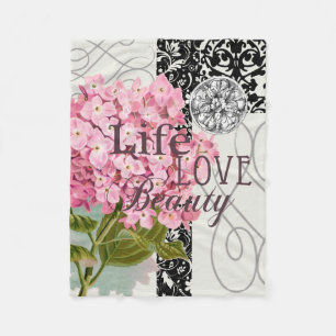 Hübsches Design im Muster Damask Fleecedecke