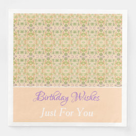 Hübsches Designer Papier Napkins personalisieren T Serviette
