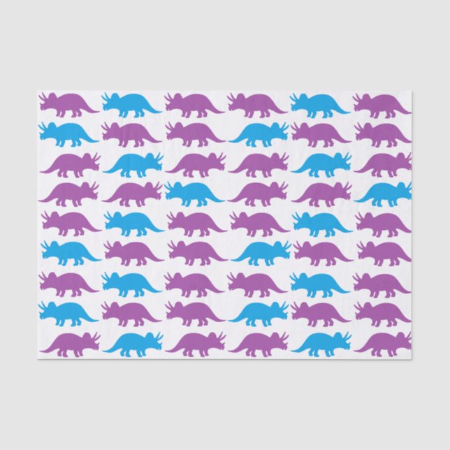 Hübsches Dinosaurier-Seidenpapier Seidenpapier (Vorderseite)
