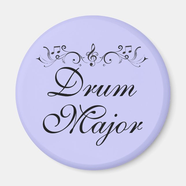 Hübsches Drum Major Marching Band Geschenk Magnet (Vorne)