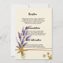 hübsches Einfaches Hochzeitsprogramm Einladung