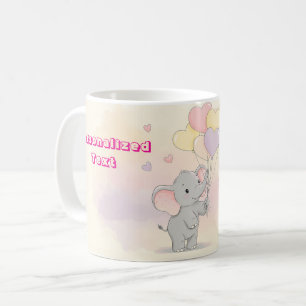 Hübsches Elefantengeschenk für Mama Kaffeetasse