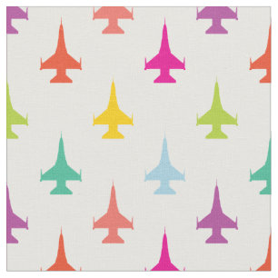 Hübsches F-16 Viper Fighter Jet Muster Stoff