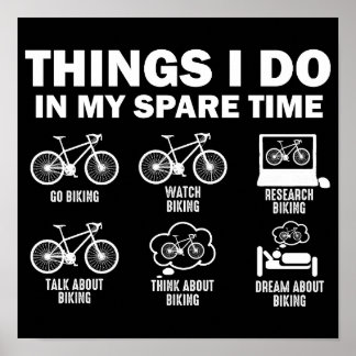 Hübsches Fahrrad, was ich in meiner Freizeit mache Poster
