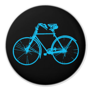 Hübsches Fahrradfahrradgrifffachzug-Aquaschwarzes Keramikknauf