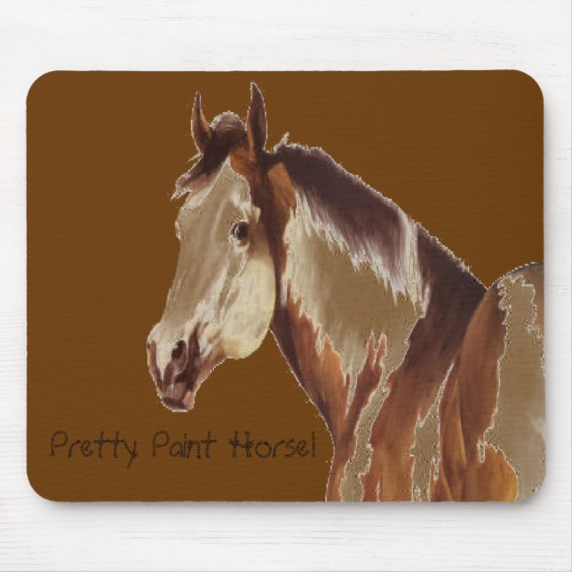 Hübsches Farben-Pferd~ Mousepad (Vorne)