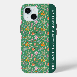 Hübsches farbiges Blumenmuster in Aquarellfarben p Case-Mate iPhone Hülle