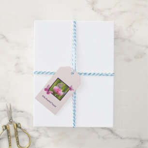 Hübsches Foto mit herzlichem Dank! Danke Geschenkanhänger