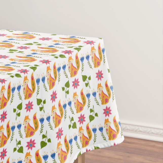 Hübsches Foxy Blumenpastellmuster Tischdecke (Beispiel)