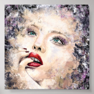 Hübsches Frauenposter Poster