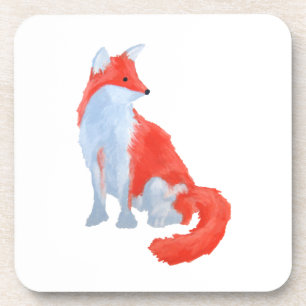 Hübsches Fuchs-Set Untersetzer
