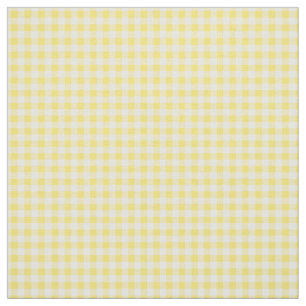 Hübsches Gelbes Gingham Prüfmuster Stoff