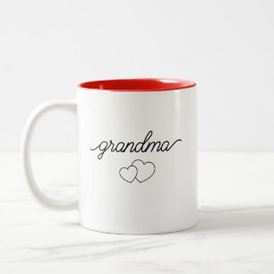 Hübsches Geschenk für Oma Zweifarbige Tasse