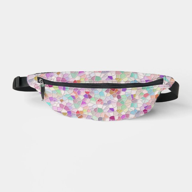 Hübsches geschliffenes Glas  Bauchtasche (Vorderseite)