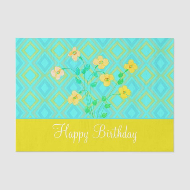 Hübsches Gewebepapier Seidenpapier (Vorderseite)