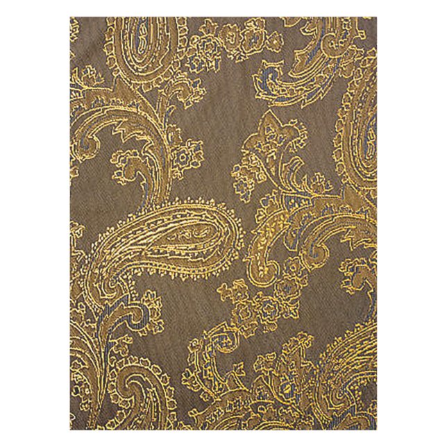 Hübsches Gold-Brown Cotton Tableclout Tischdecke (Vorderseite)