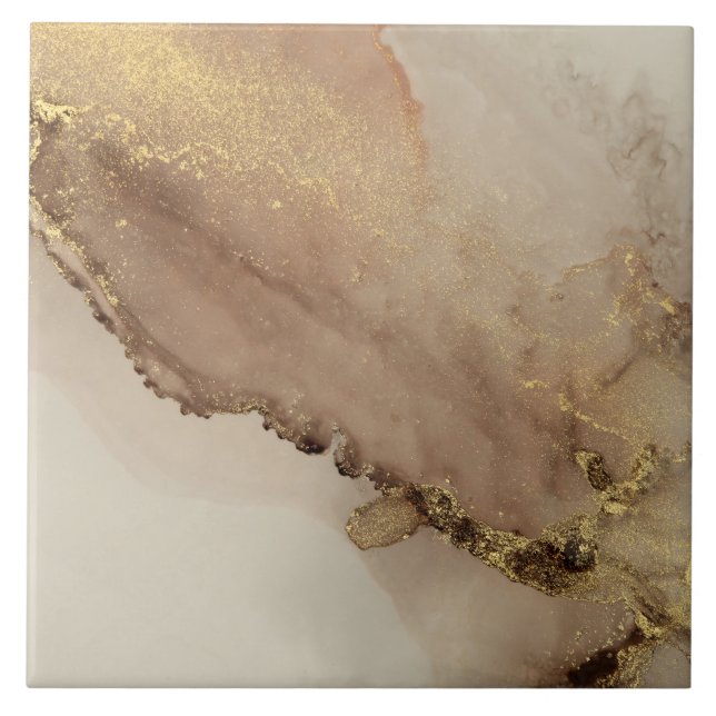Hübsches Gold-Light-Marmor Fliese (Vorderseite)