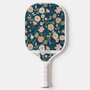 Hübsches goldfarbenes Muster Personalisierter Na Pickleball Schläger