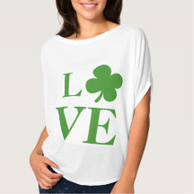 Hübsches grünes Kleeblatt Liebe St Patricks Day